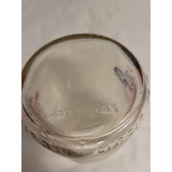 Barton's Dairy Vintage Cottage Cheese Glass Jar Pinto Maryland - Picture 4 of 6